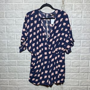 NWT MSRP $178 ViX L ROMPER Women's Size Large